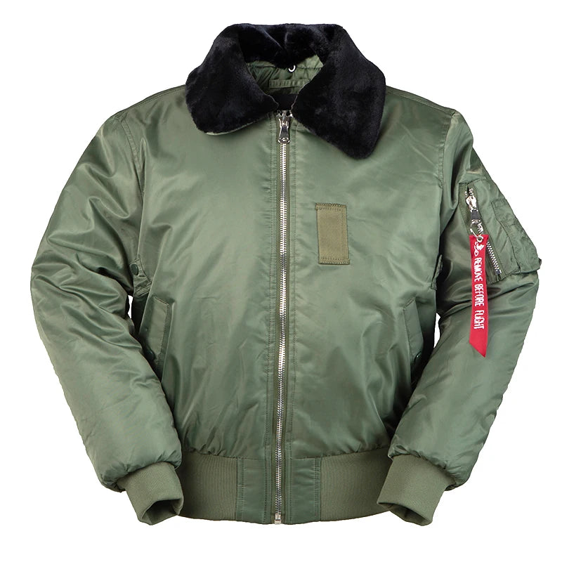 Bomber cuello con pelo