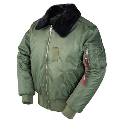 Bomber cuello con pelo