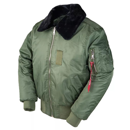 Bomber cuello con pelo